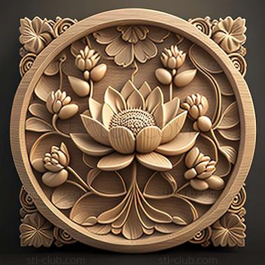 3D model lotus (STL)